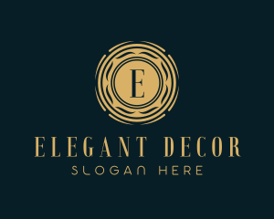 Gold High End Boutique logo design