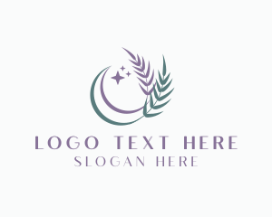 Organic Moon Leaf logo