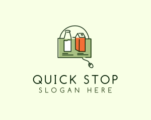 Online Grocery Shopping  logo design