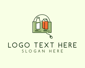 Online - Online Grocery Shopping logo design