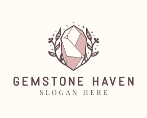 Luxury Gemstone Jewelry logo design