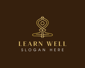 Meditation Yoga Wellness logo design