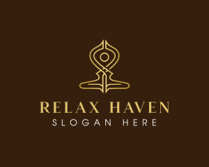 Meditation Yoga Wellness logo design