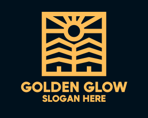 Golden Sun Property Homes logo design