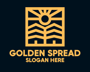 Golden Sun Property Homes logo design