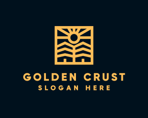 Golden Sun Property Homes logo design