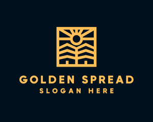 Golden Sun Property Homes logo design