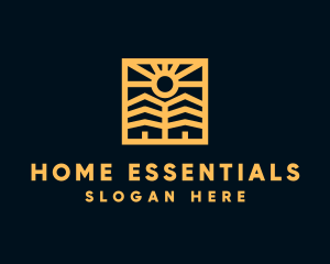 Golden Sun Property Homes logo design