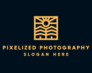 Golden Sun Property Homes logo design