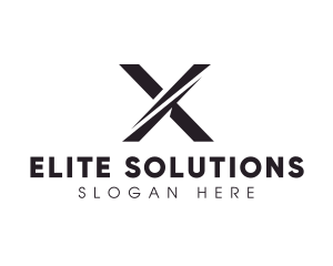 Professional Modern Letter X logo