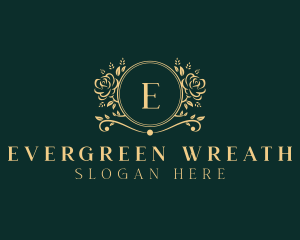 Floral Wreath Boutique  logo design