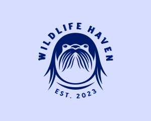 Walrus Arctic Wildlife logo design