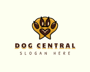 Pet Paw Print logo design