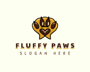 Pet Paw Print logo design