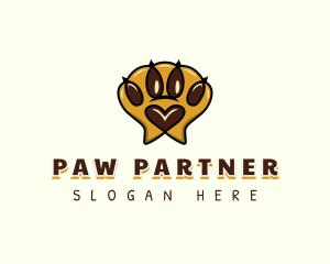 Pet Paw Print logo design