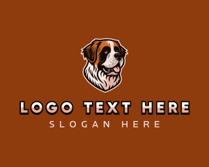 Saint Bernard Dog logo