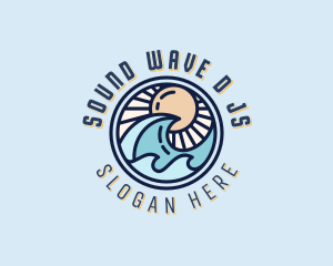 Ocean Waves Resort logo design