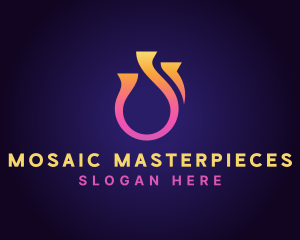 Abstract Ring Jeweler logo design