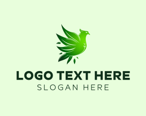 Weed Leaf Eagle logo