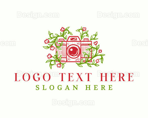 Floral Camera Studio Logo