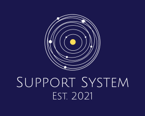 Solar System Path logo design