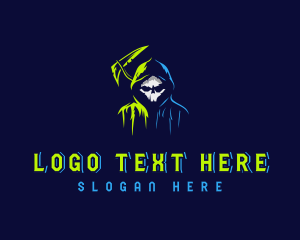 Skull Reaper Spooky logo