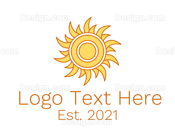 Morning Summer Sun Logo