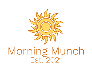 Morning Summer Sun logo design