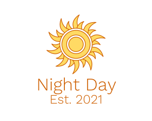 Morning Summer Sun logo design