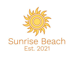 Morning Summer Sun logo design