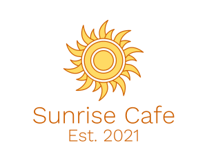 Morning Summer Sun logo design