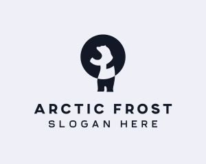 Arctic Polar Bear Zoo logo design