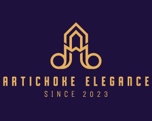 Elegant Luxury Letter A logo design