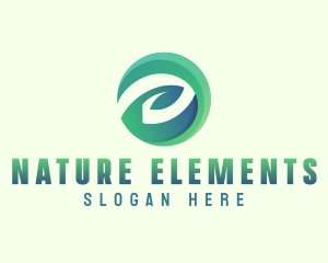 Nature Leaf Eco  logo design