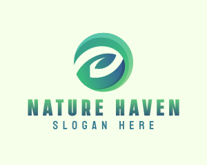 Nature Leaf Eco  logo design