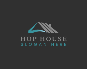 House Roofing Property Developer logo design