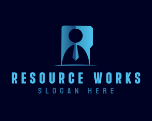 Human Resource Employee Folder  logo