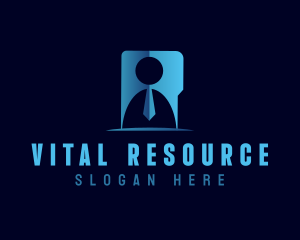 Human Resource Employee Folder  logo design