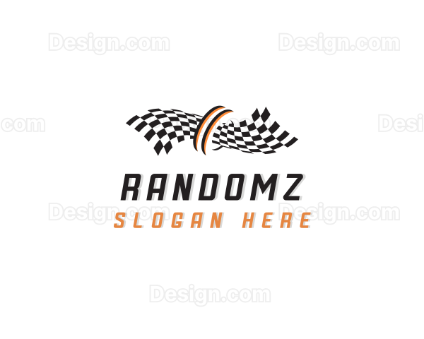 Racing Flag Competition Logo