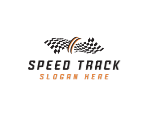 Racing Flag Competition logo design