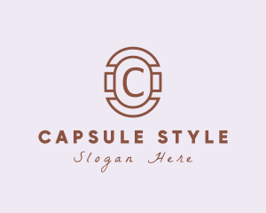 Retro Business Capsule  logo design