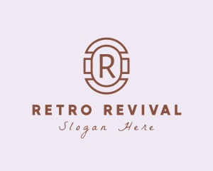 Retro Business Capsule  logo design