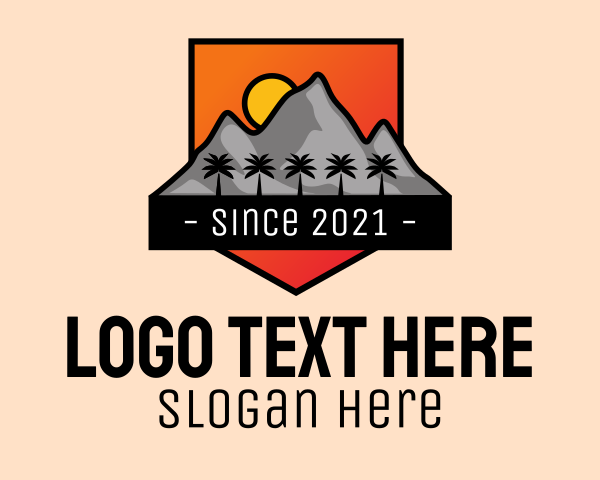 Palm Springs logo example 1