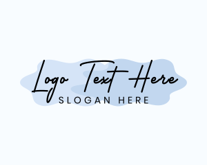 Handwritten Cursive Wordmark logo