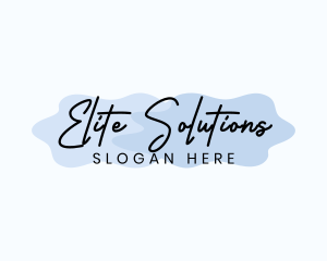 Handwritten Cursive Wordmark Logo