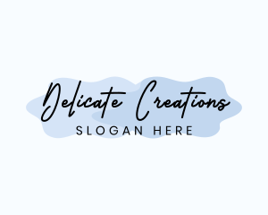 Handwritten Cursive Wordmark logo design