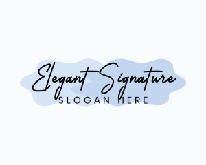 Handwritten Cursive Wordmark logo design