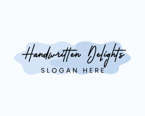 Handwritten Cursive Wordmark logo design