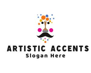 Artist Paint Face logo design