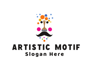 Artist Paint Face logo design